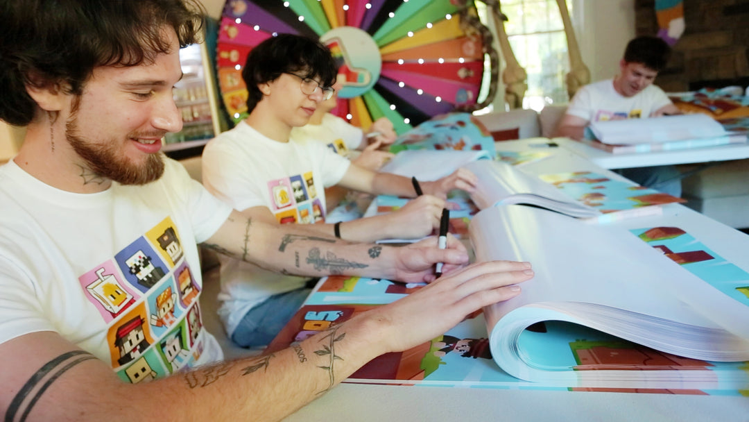 HAND SIGNED Skyblock Poster!