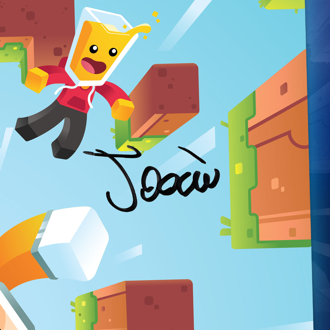 HAND SIGNED Skyblock Poster!