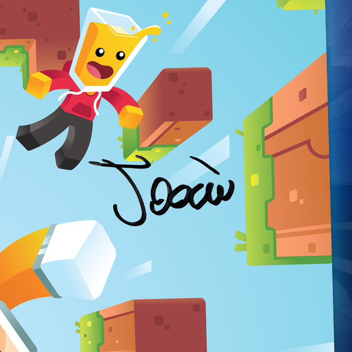 HAND SIGNED Skyblock Poster!