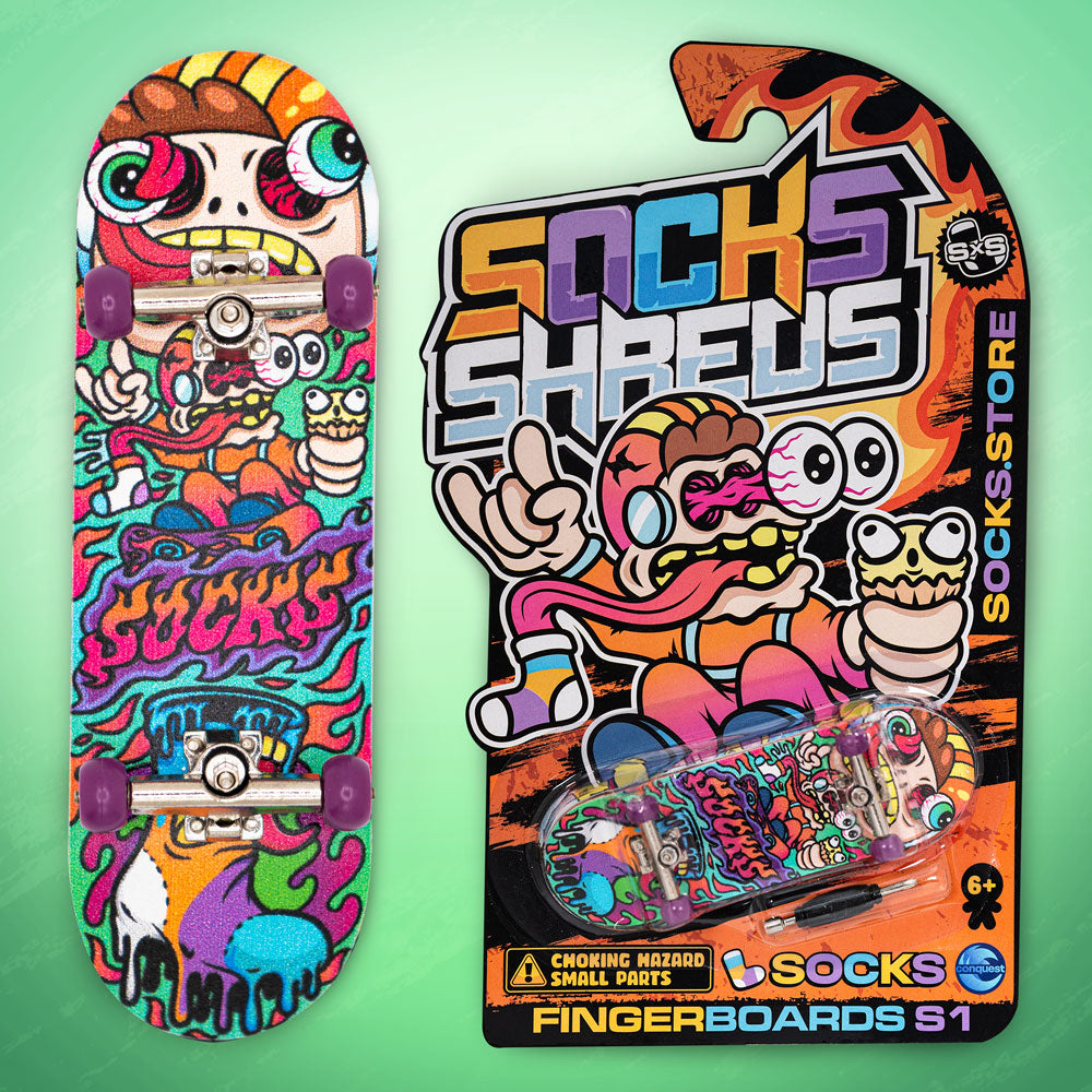 Socks Shreds Fingerboard Bundle