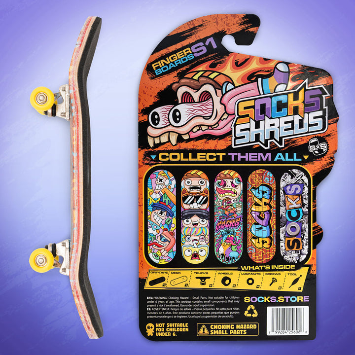 Socks Shreds Fingerboard Bundle