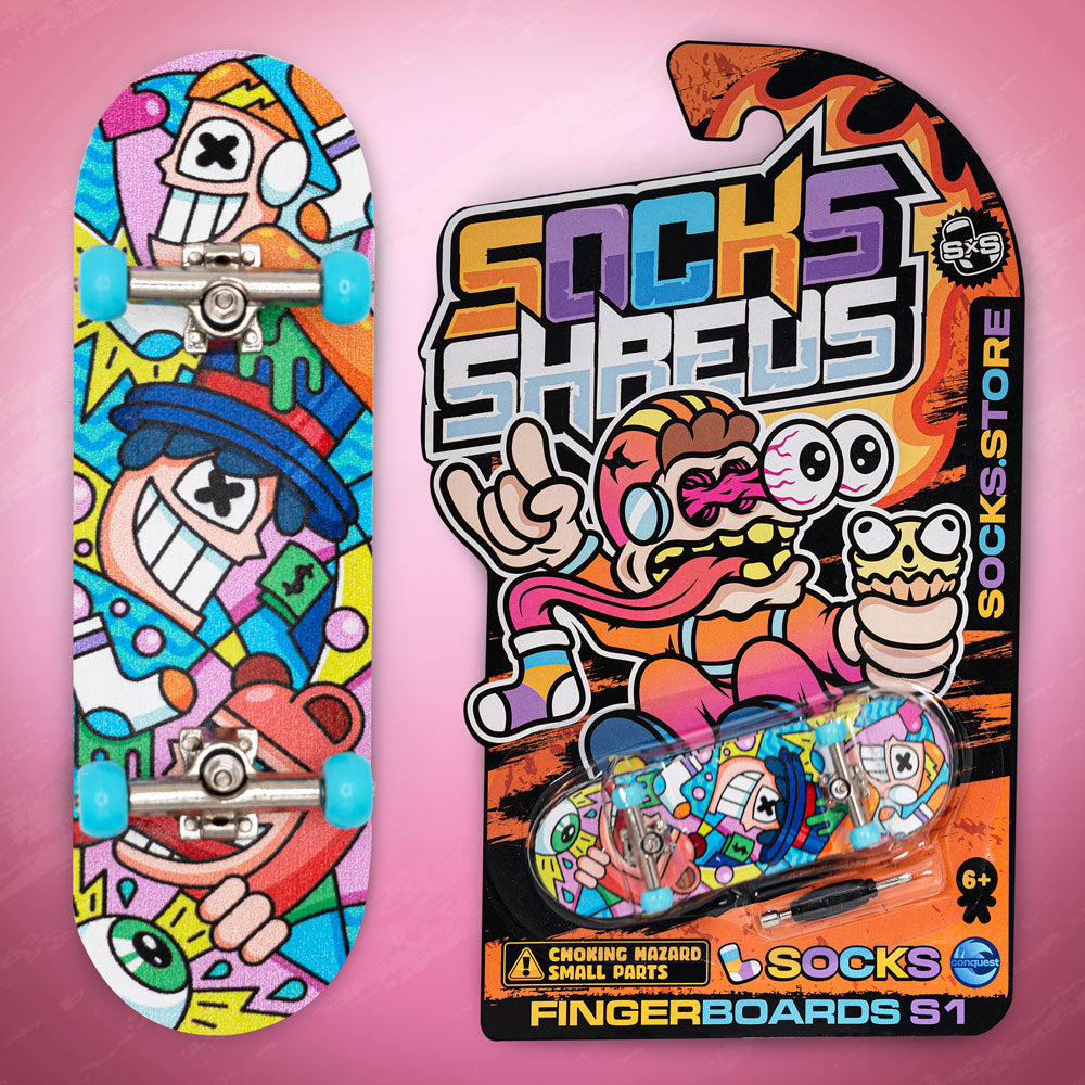Socks Shreds Fingerboard Bundle