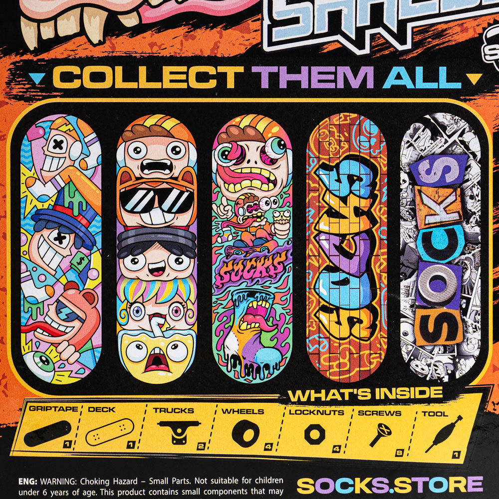 Socks Shreds Fingerboard Bundle