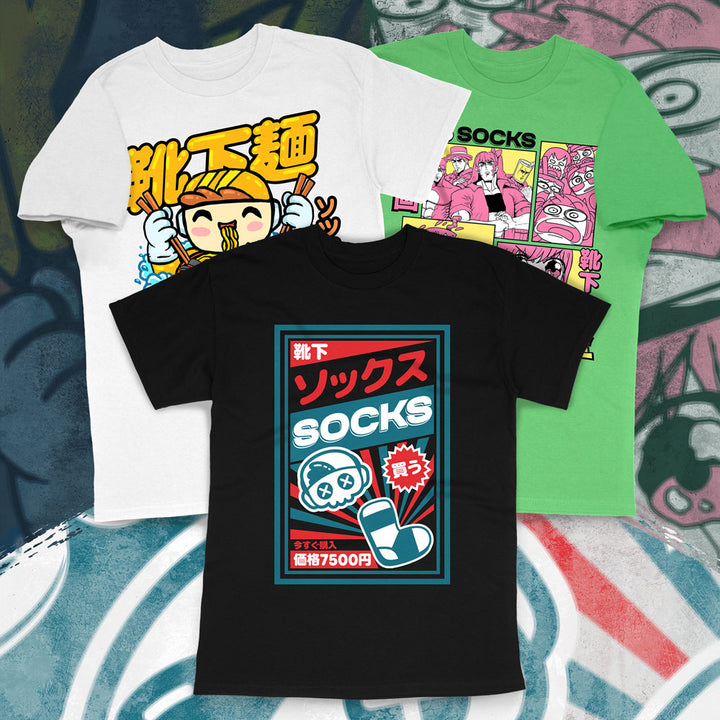 Socks Japan Shirt Bundle