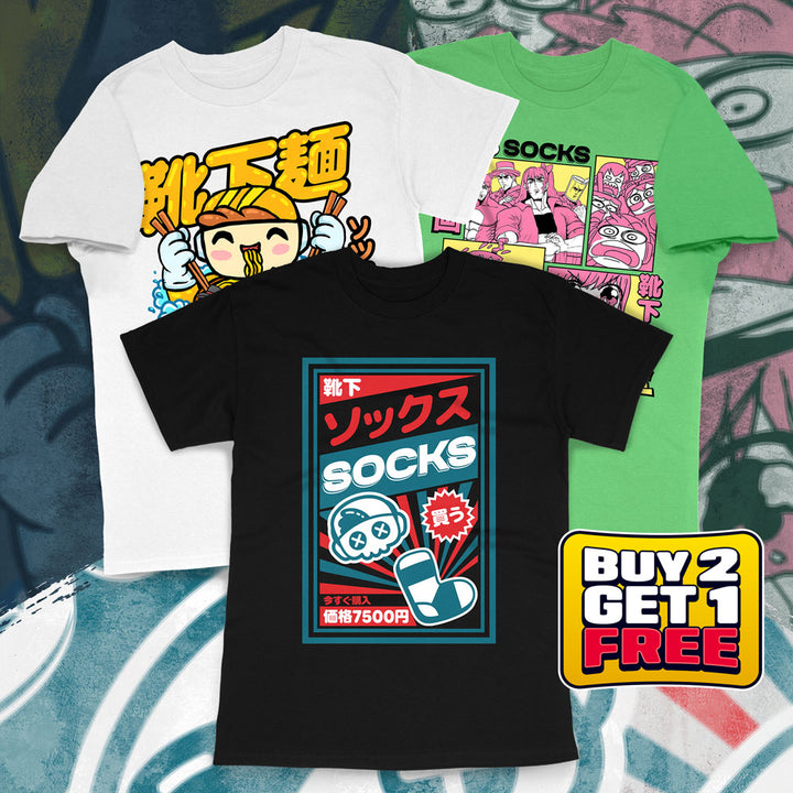 Socks Japan Shirt Bundle