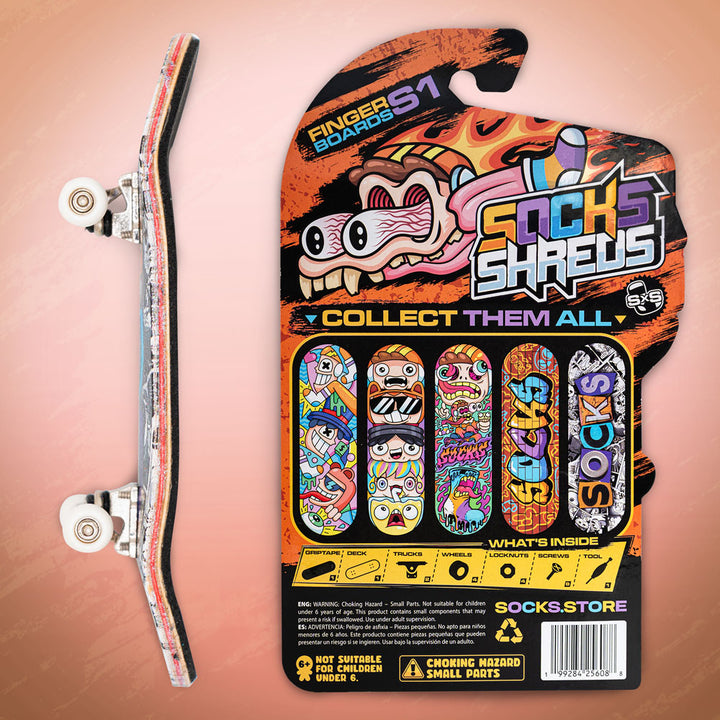 Socks Shreds Fingerboard Bundle