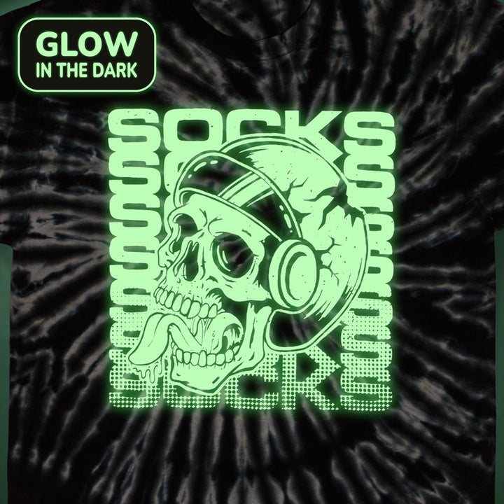 Socks Spooky Tie-Dye Shirt (Glow In the Dark)