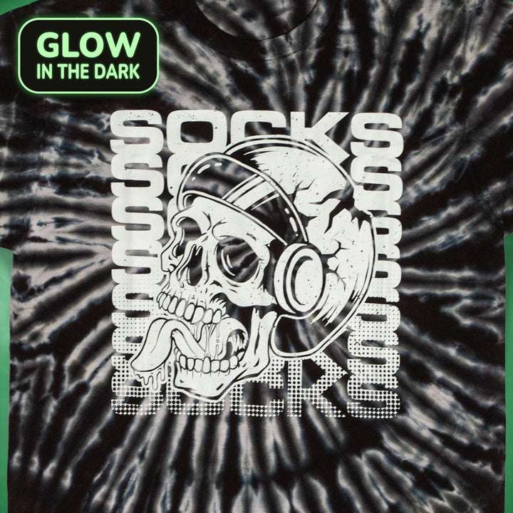 Socks Spooky Tie-Dye Shirt (Glow In the Dark)