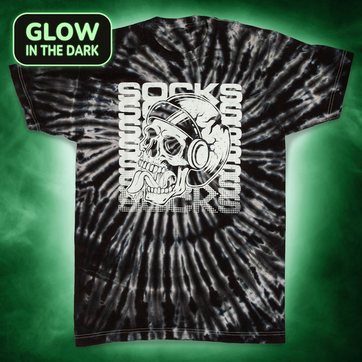 Socks Spooky Tie-Dye Shirt (Glow In the Dark)