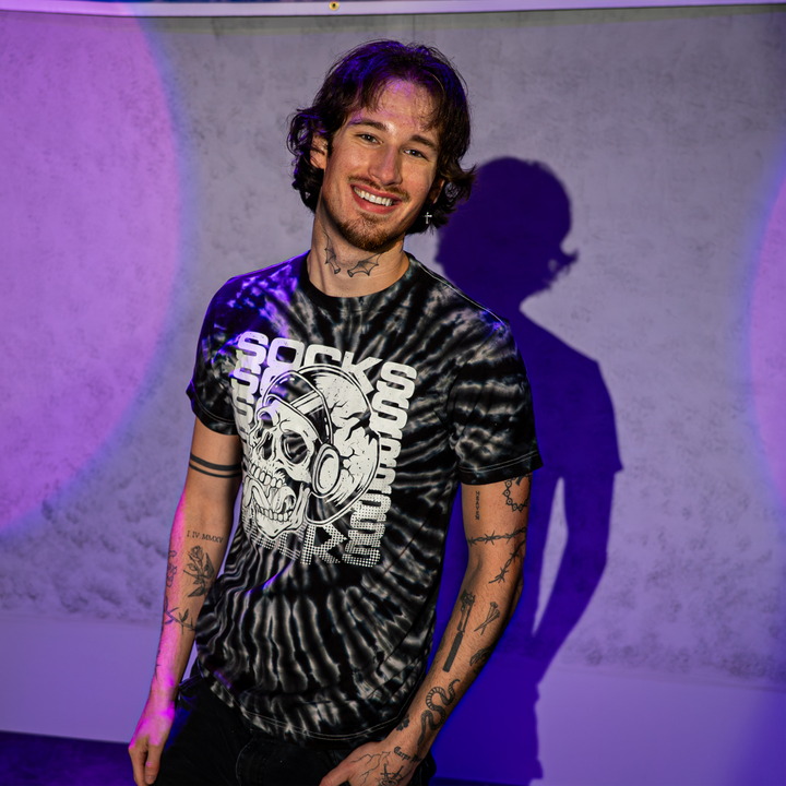 Socks Spooky Tie-Dye Shirt (Glow In the Dark)