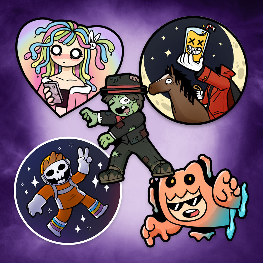 Socks Spooky Sticker Pack