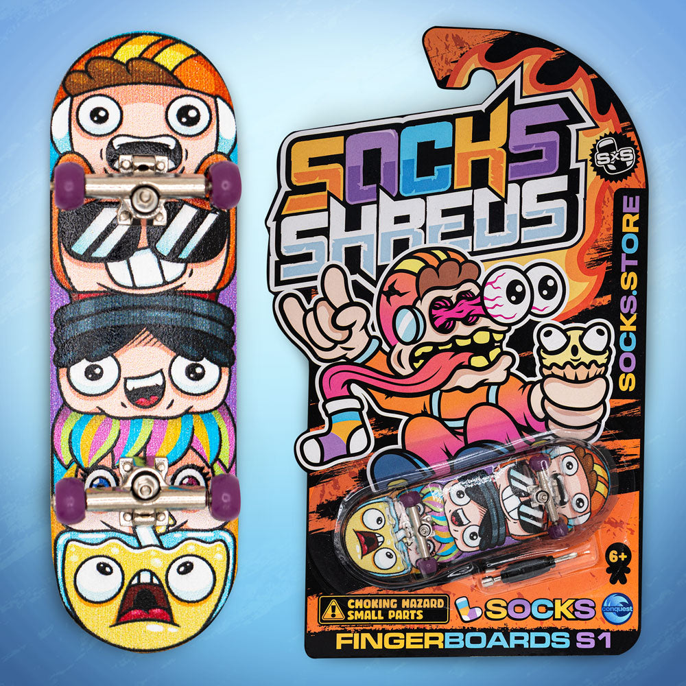 Socks Shreds Fingerboard Bundle