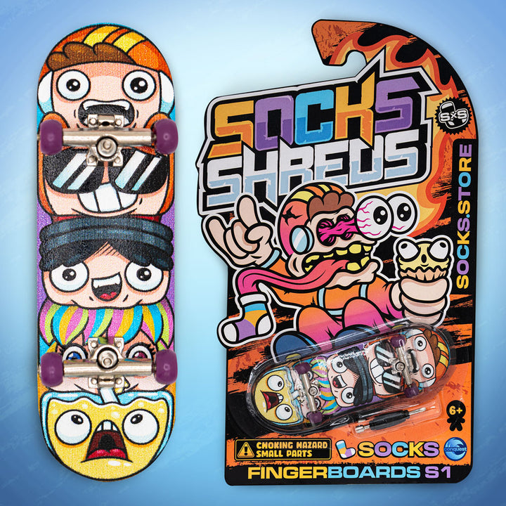 Socks Shreds Fingerboard Bundle