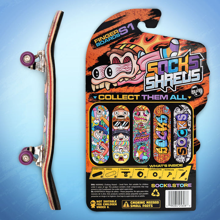 Socks Shreds Fingerboard Bundle